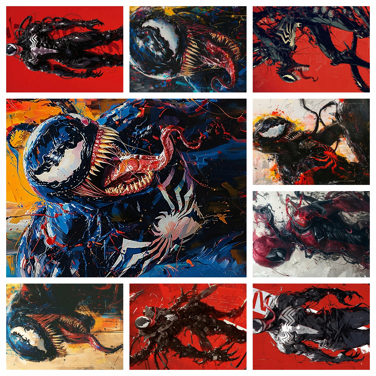 Resin Craft Kit - Anime Marvel venom spider-man Diamond Painting
