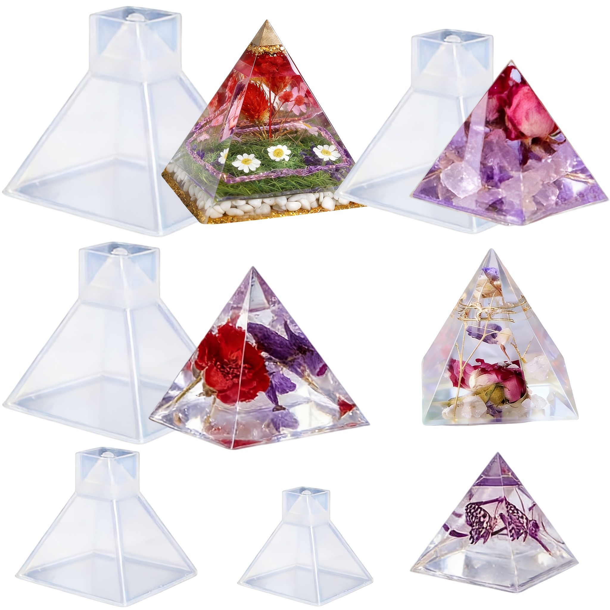 Resin Jewelry Kit - 5pc - Pyramid Resin Molds of