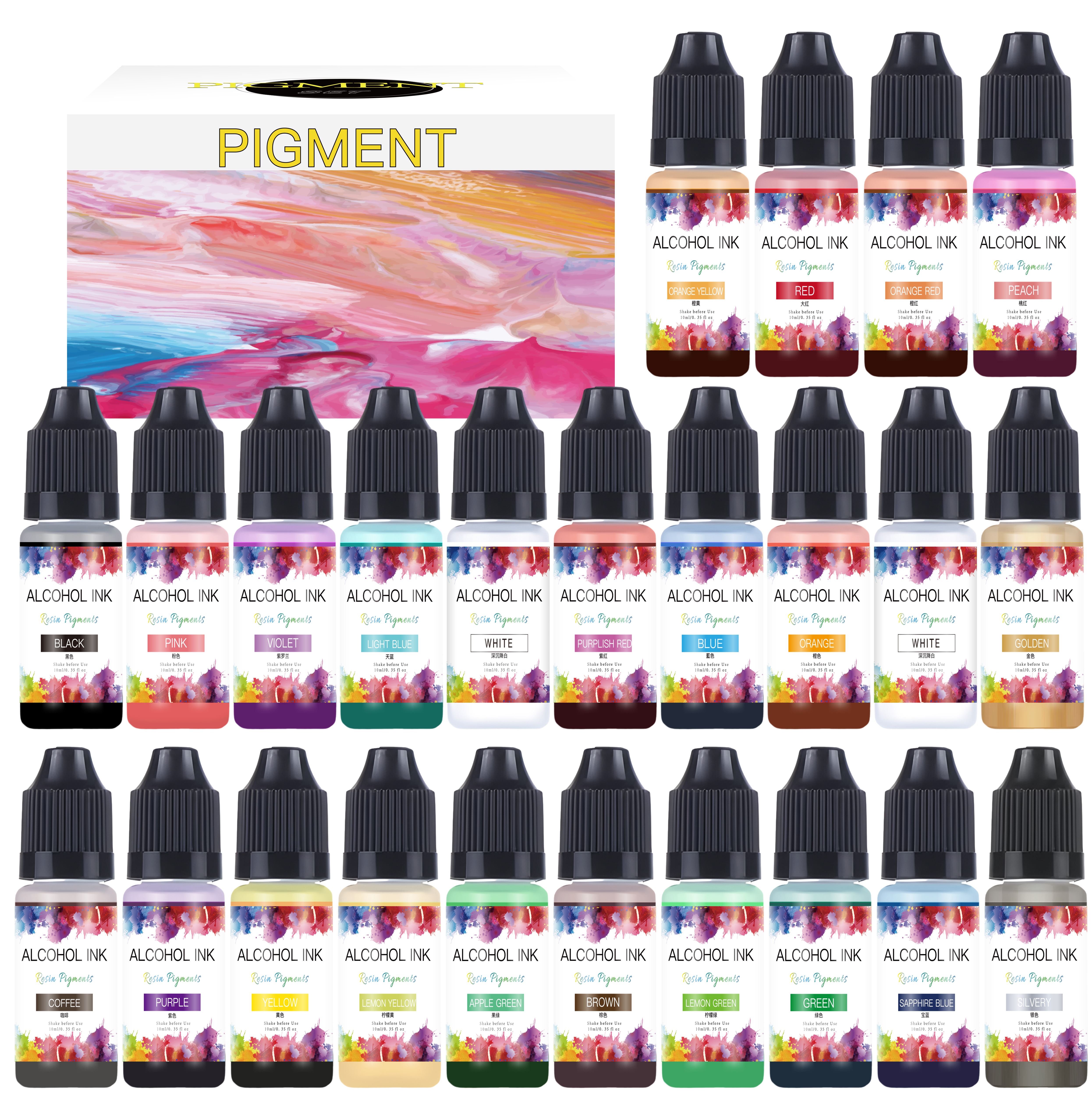 Resin Dye Alcohol - 10ml Alcohol Ink Art Epoxy Resin