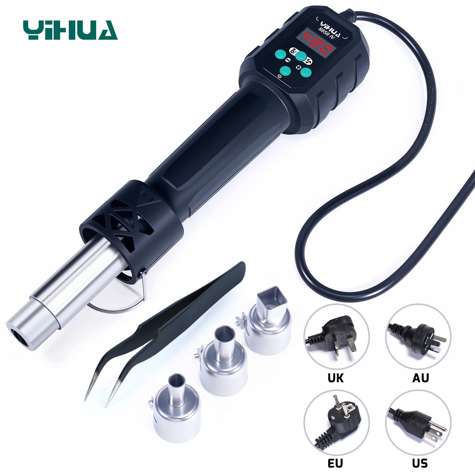 Heat Gun Small - YIHUA Hot Air Gun Temperature Adjustable