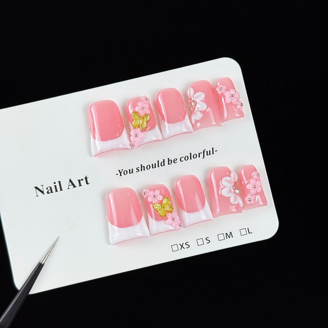 Resin Craft Material - 10pcs high-end Cute girl style, hand-painted