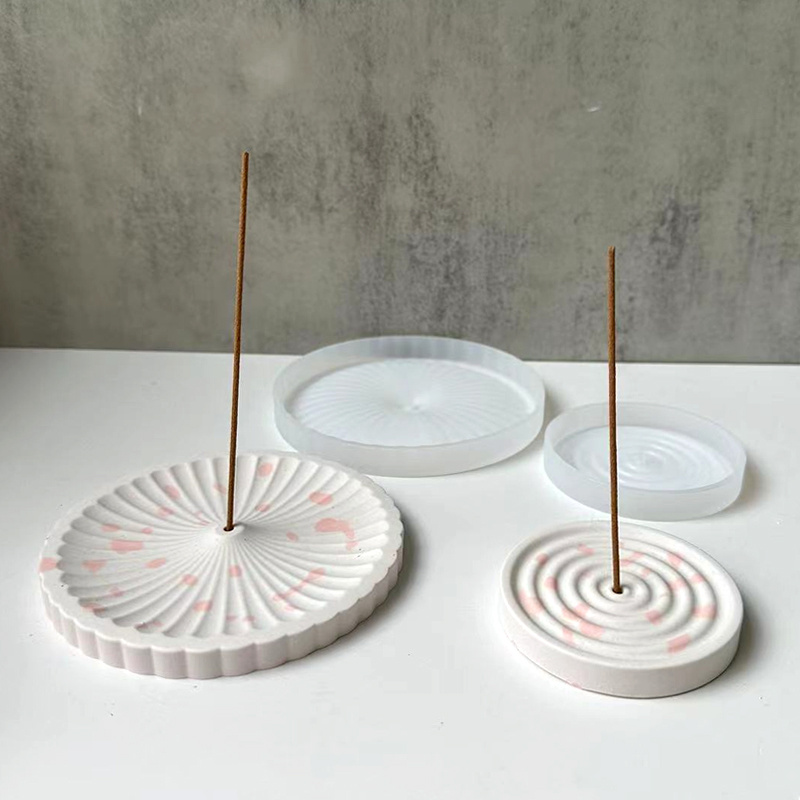 Silicone Mold Tray - 1 Silicone Incense Tray Mold, DIY