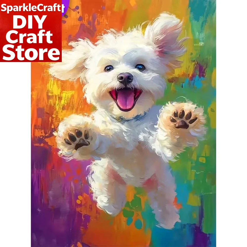 Resin Craft For Beginners - 1PC frameless DIY Diamond Painting Dog