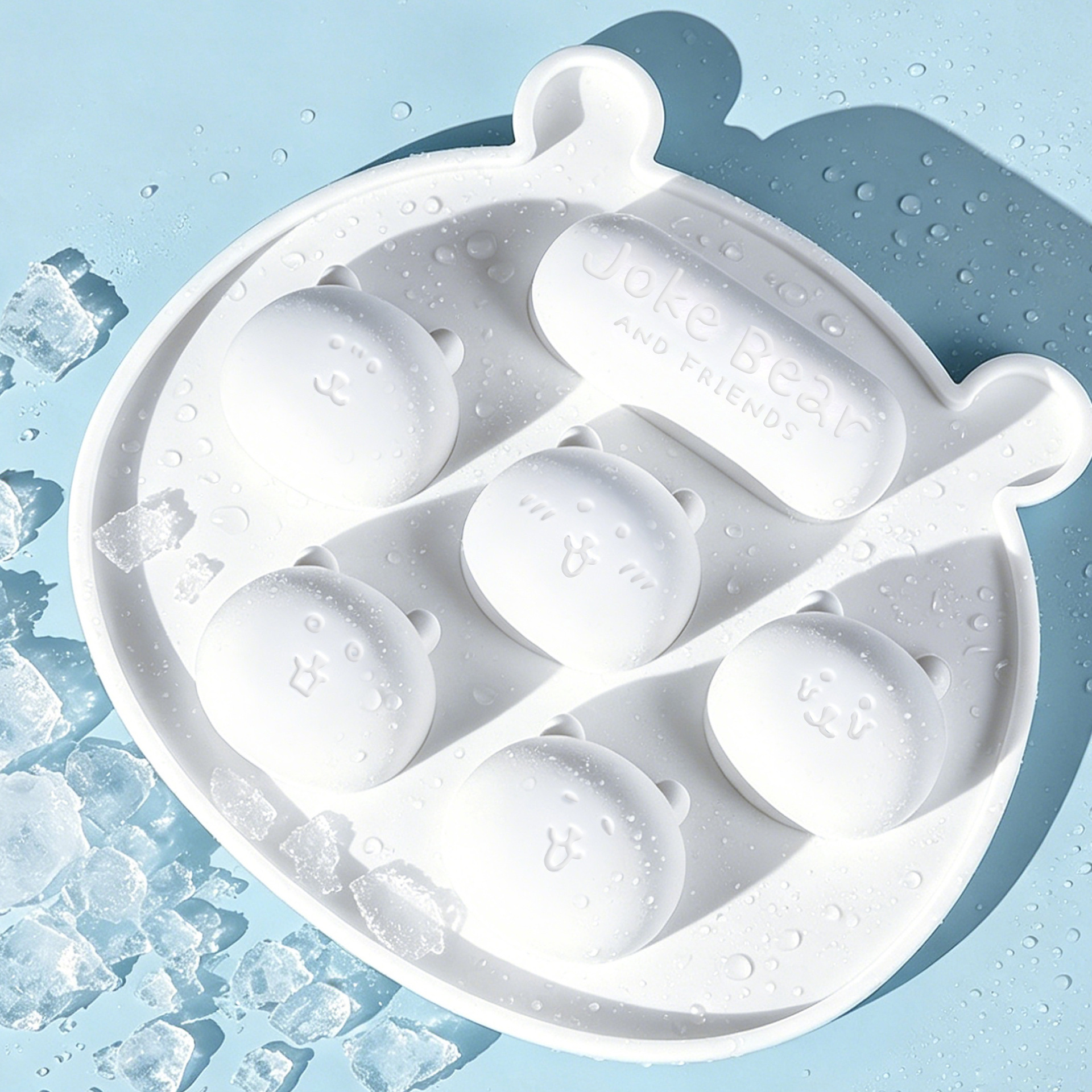 Silicone Mold Tray - Cute Joke Bear Silicone Ice Cube