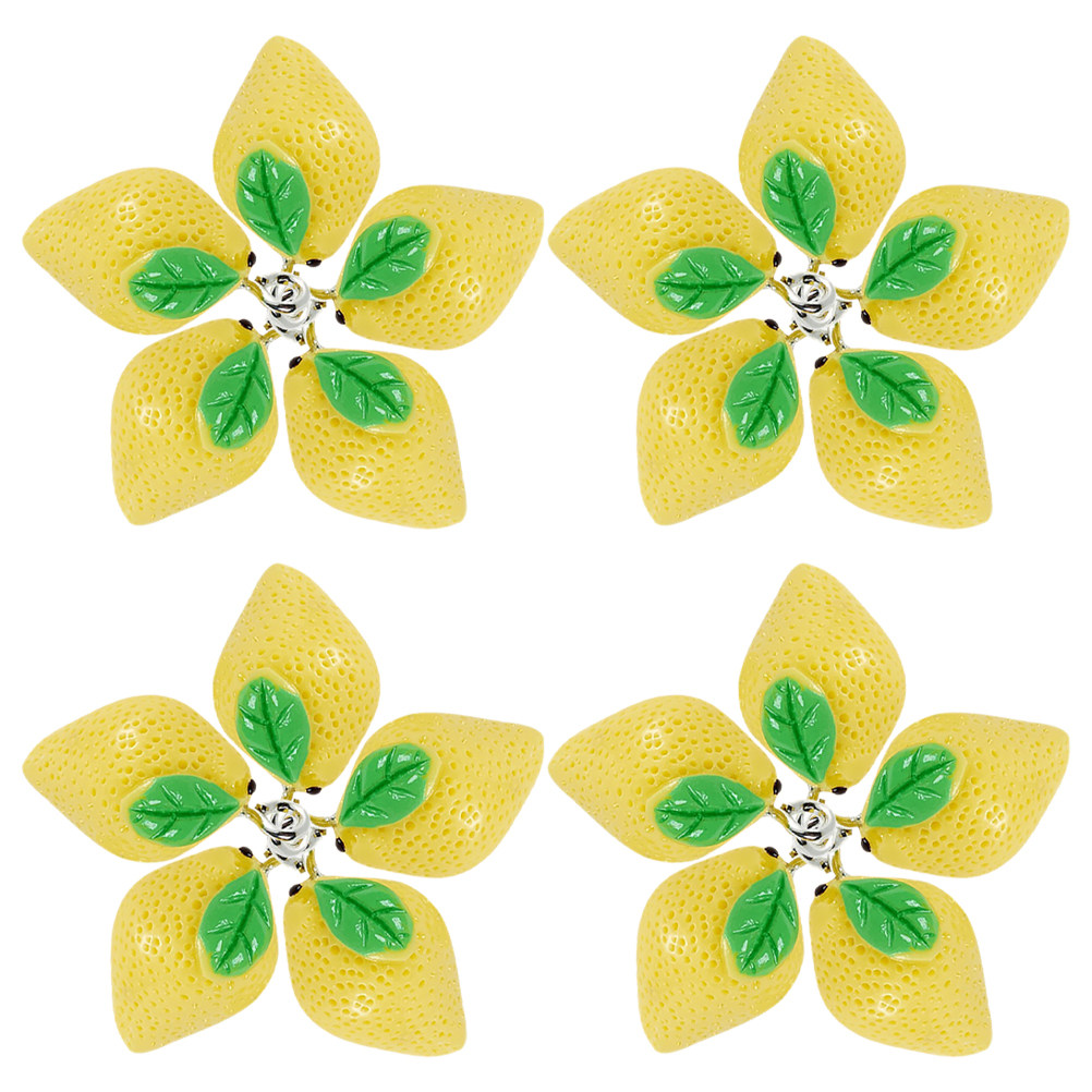 Resin Crafts - 20Pcs Lemon Resin Charms DIY Jewelry