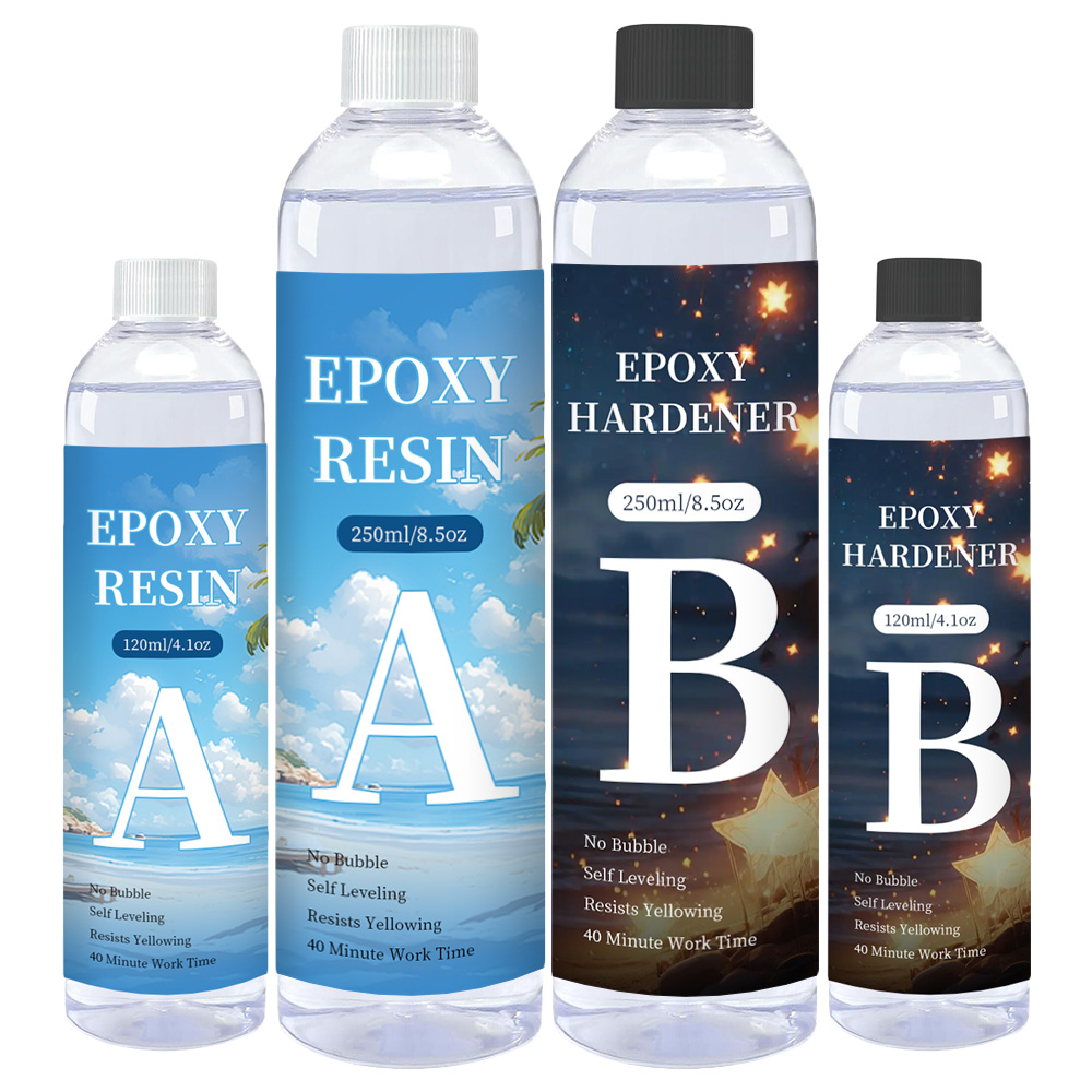 Epoxy Uv Resin Kit - 1:1 Ratio High Transparency Epoxy Resin