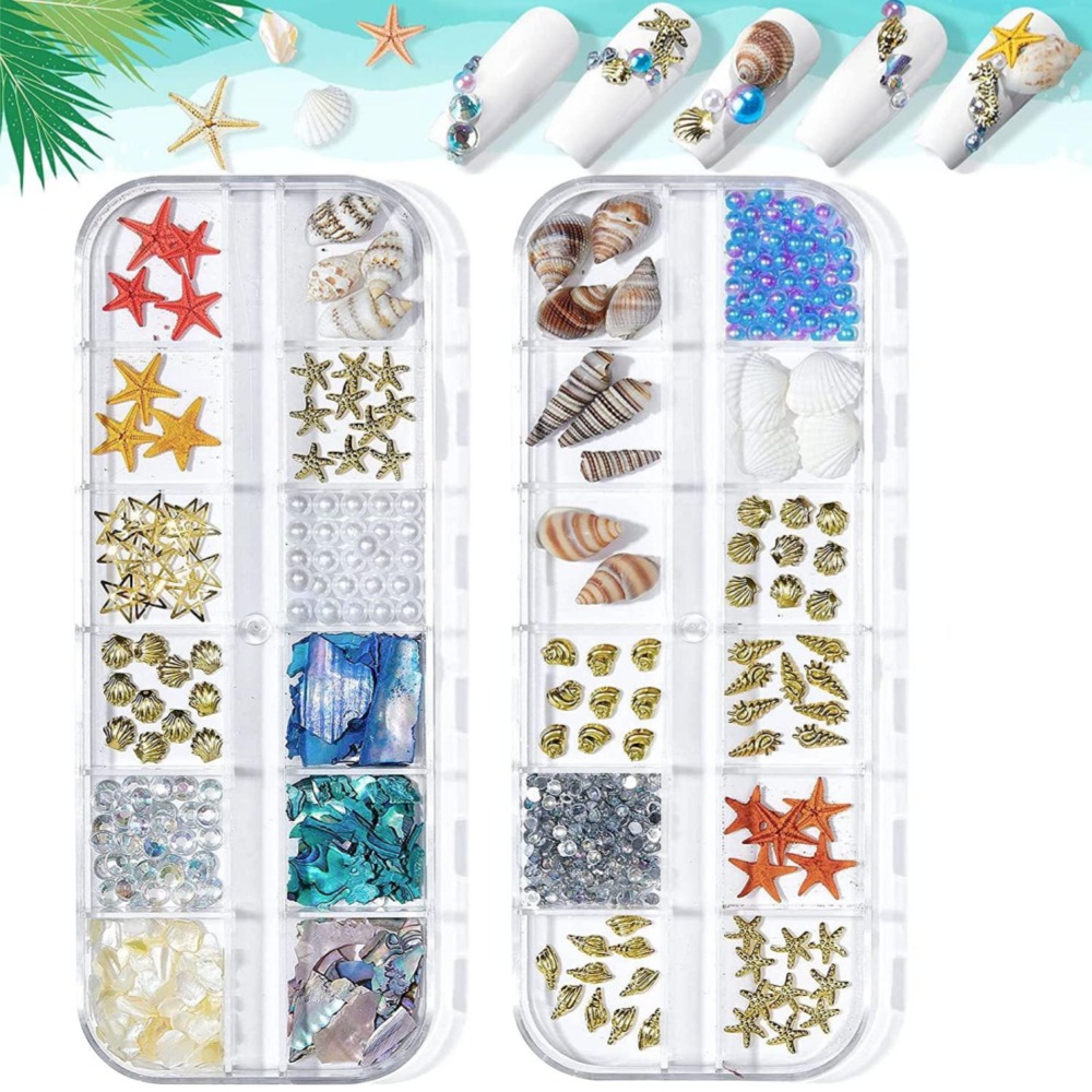 Resin Ocean Wave Mold - 1Box Sea Shells Pearl Resin Filler