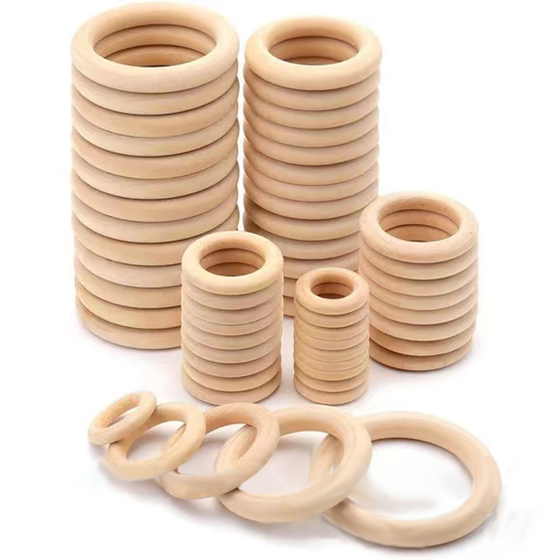 Wood Ring Blank - Wooden Rings Wooden Hoops for Craft