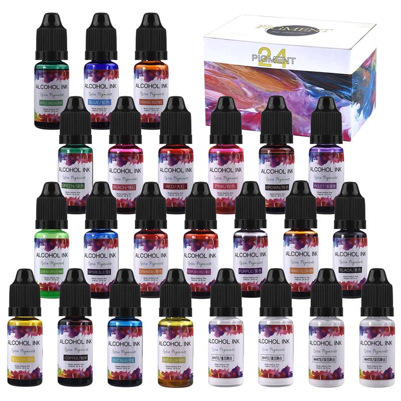 Resin Dye Alcohol - 1 Set Epoxy Resin Pigment Kit