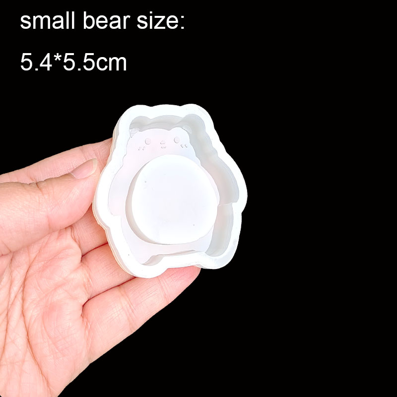 DIY Pig Bear Shaped Silicone S - Resin Ocean Wave Mold 评论和价格