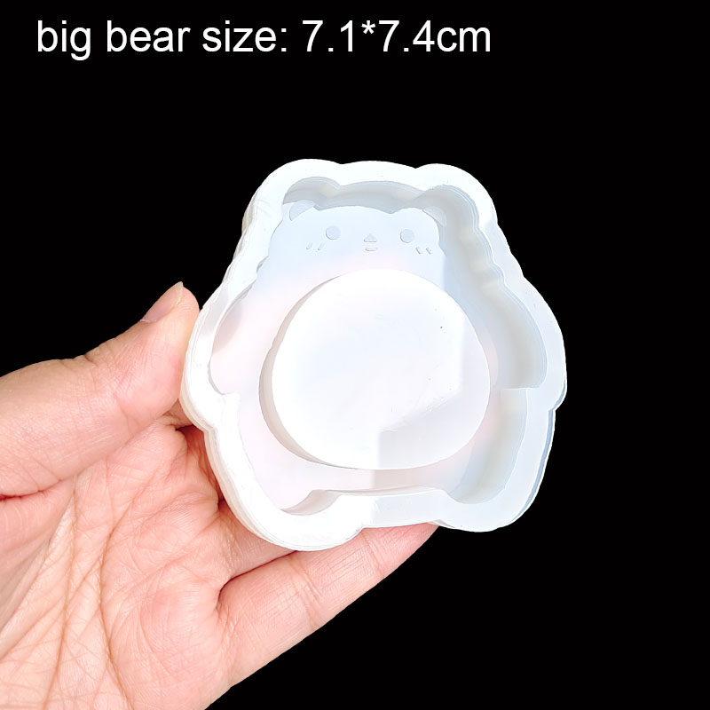 DIY Pig Bear Shaped Silicone S - Resin Ocean Wave Mold 评论和价格