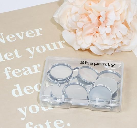 20 Pieces Stainless Steel Roun - Resin Crafts 评论和价格