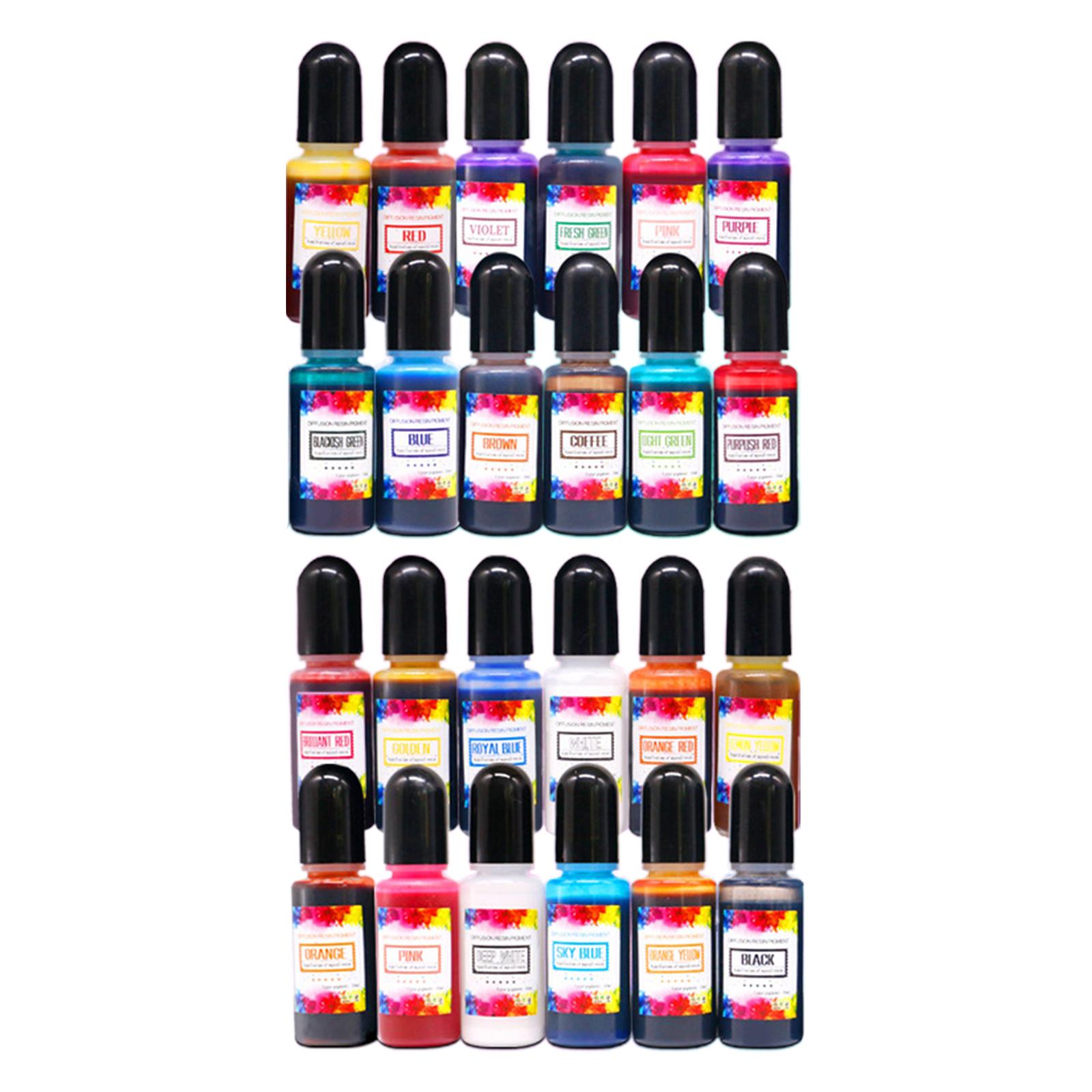 24Pcs Alcohol Inks Epoxy Resin - Resin Dye Alcohol 评论和价格
