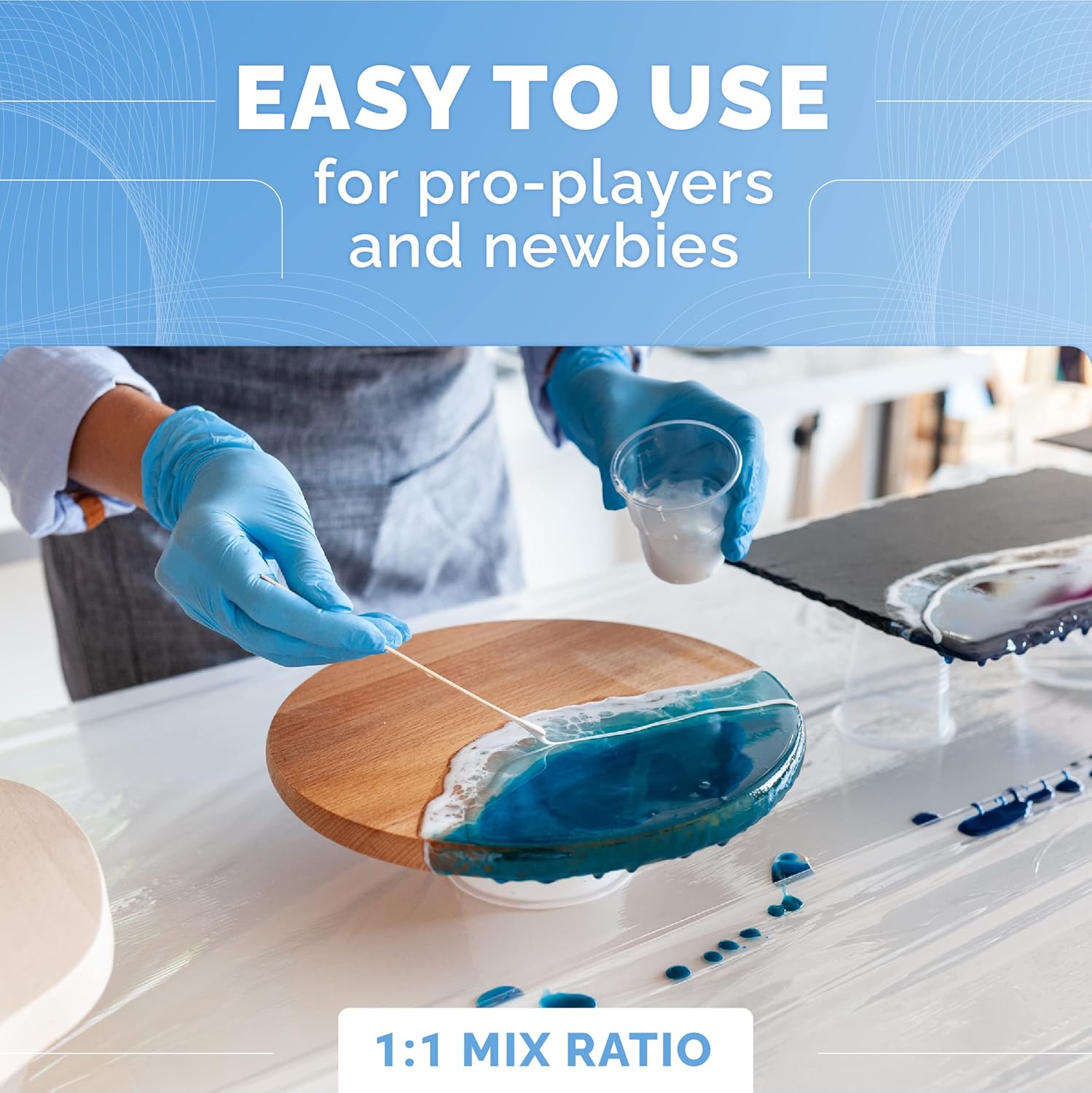 32OZ Clear Epoxy Resin Kit, No - Resin Jewelry Kit 评论和价格