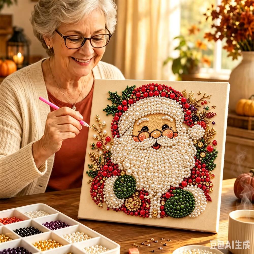 5D Christmas Pearl Diamond Pa - Resin Craft For Beginners 评论和价格