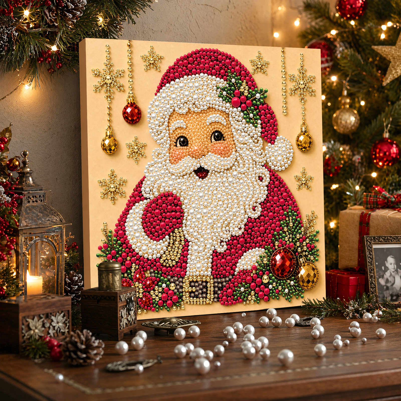 5D Christmas Pearl Diamond Pa - Resin Craft For Beginners 评论和价格