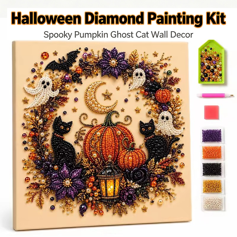 @Halloween Ghost Pearl Art Kit - Resin Craft For Beginners 评论和价格