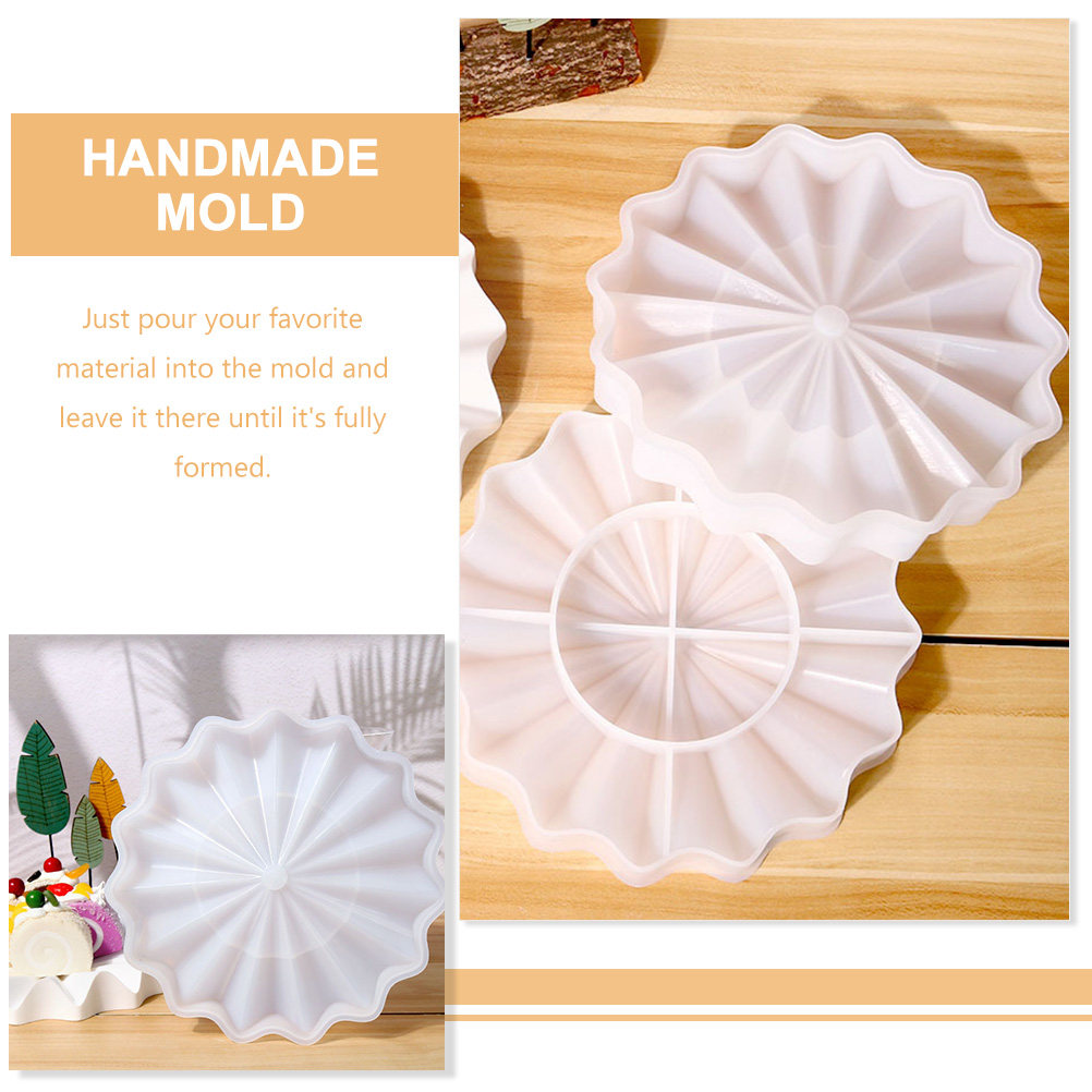 Premium Flexible Silicone Wave - Serving Tray Mold 评论和价格