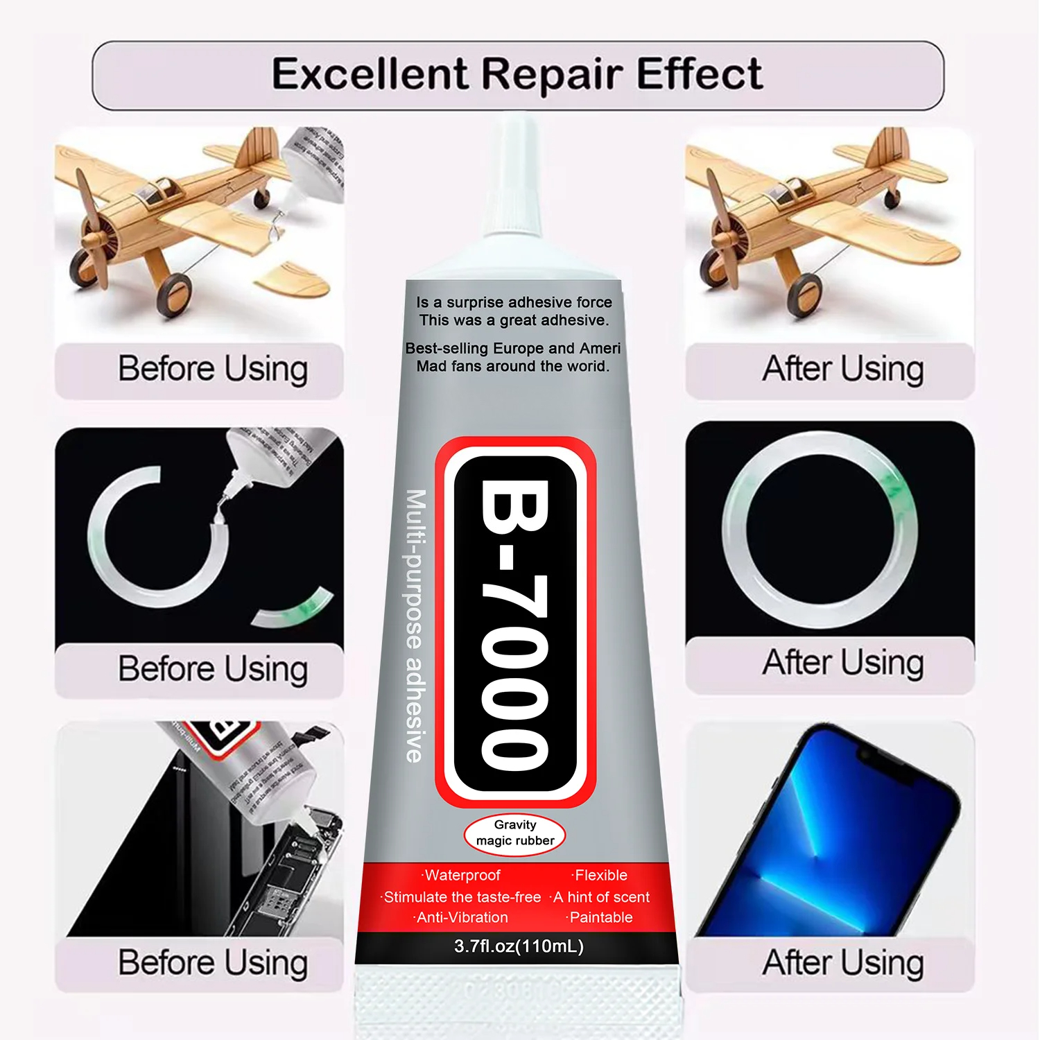 1-10Pcs B-7000 Super Glue Lool - Resin Crafts 评论和价格