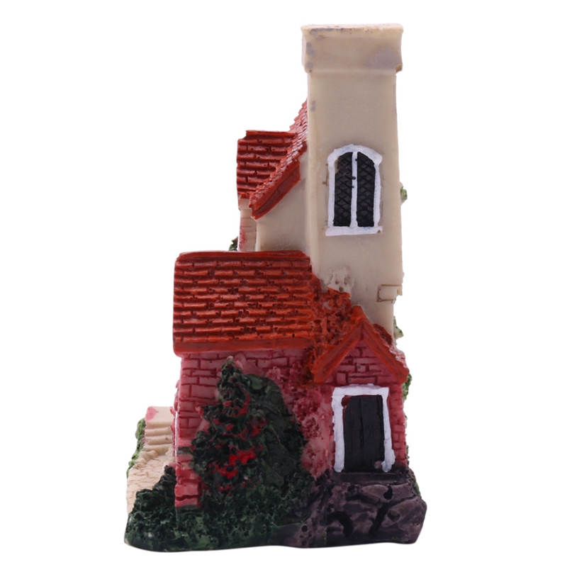 Cute Mini Resin House Miniatur - Resin Crafts 评论和价格