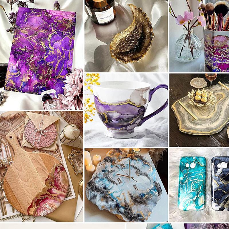 1 Set Resin Pigment Kit Art In - Resin Dye Alcohol 评论和价格