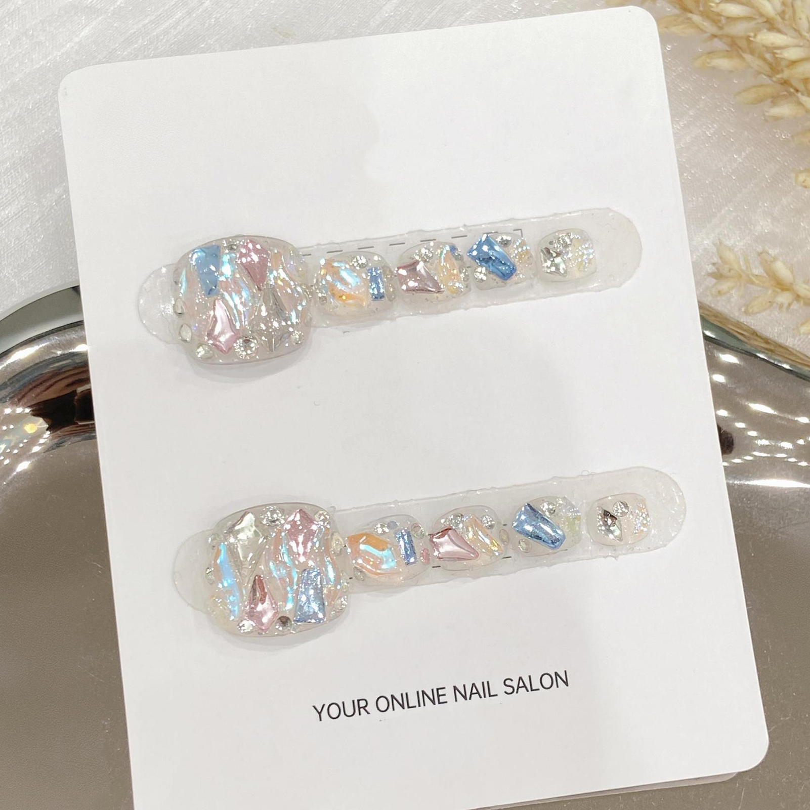 Handmade Press On Nails Transp - Resin Craft Material 评论和价格