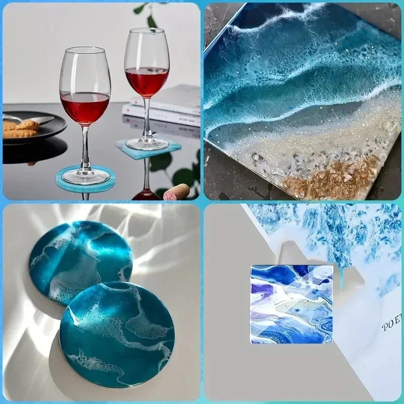 5Pcs/Set DlY Epoxy Resin Cup C - Coaster Mold Round 评论和价格
