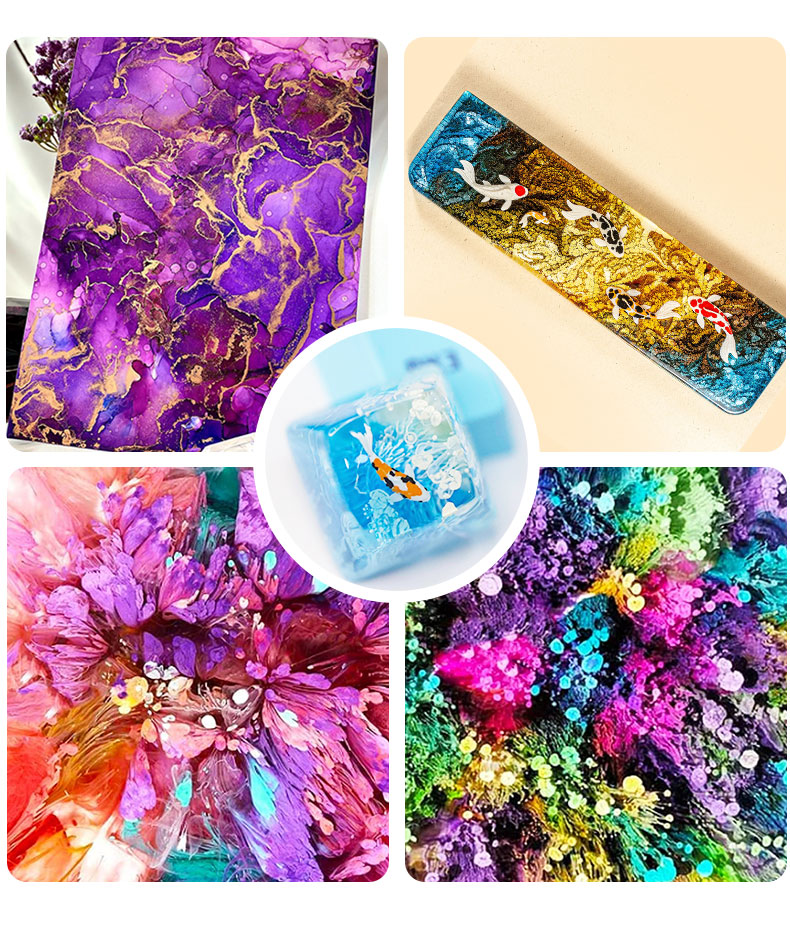 10ml Alcohol Ink Art Epoxy Res - Resin Dye Alcohol 评论和价格
