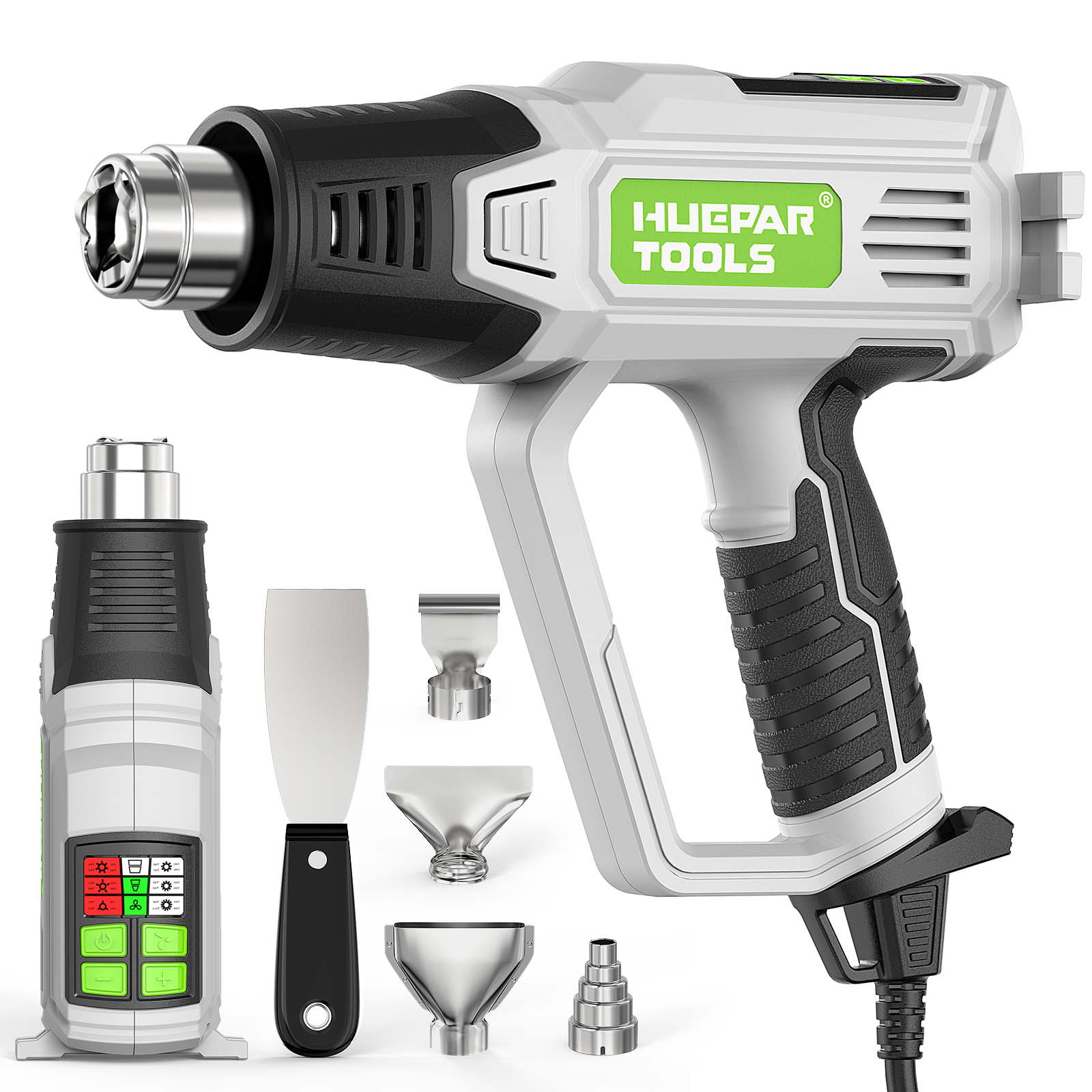 Hot Air Gun with LCD 12 Variab - Heat Gun Small 评论和价格