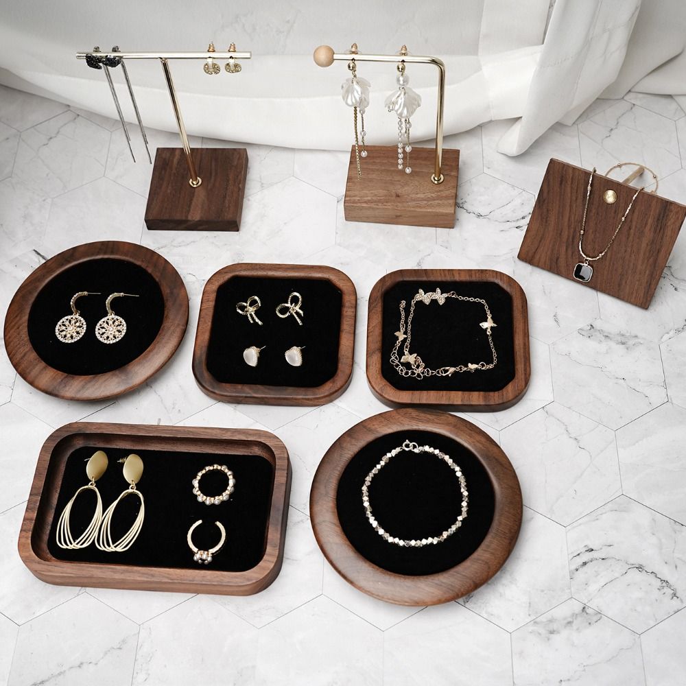 Simple Geometry Wood Rings Tra - Wood Ring Blank 评论和价格