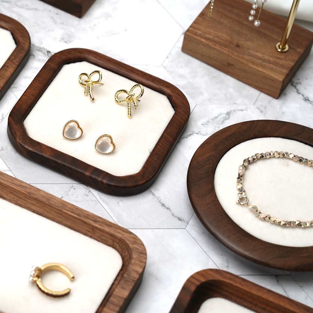 Simple Geometry Wood Rings Tra - Wood Ring Blank 评论和价格