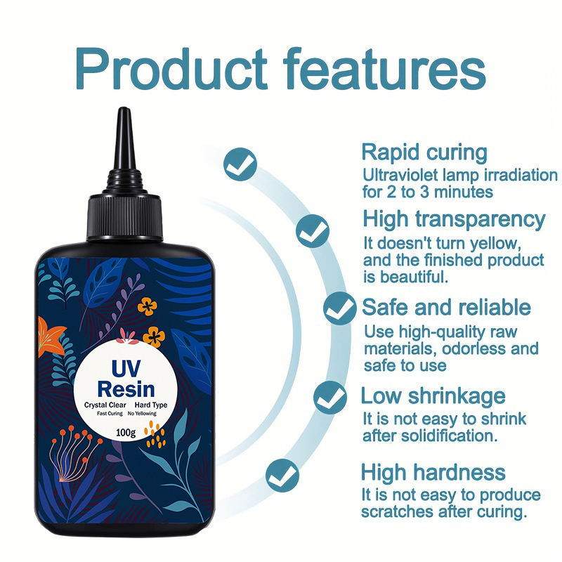 UV Resin Transparent Cured Epo - Epoxy Uv Resin Kit 评论和价格