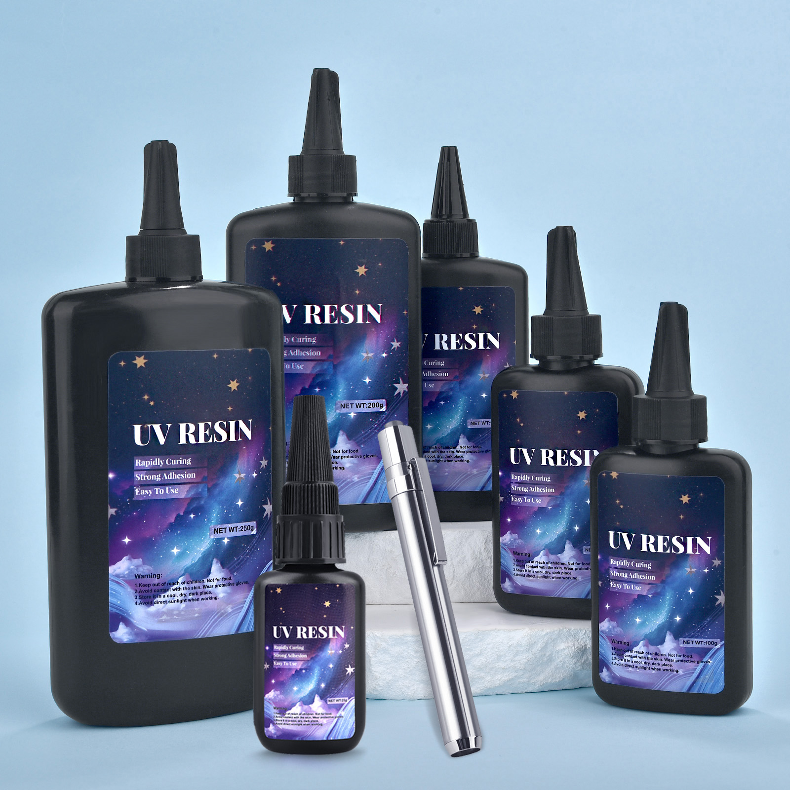 25/50/100/120/200/250g UV Fix  - Epoxy Uv Resin Kit 评论和价格
