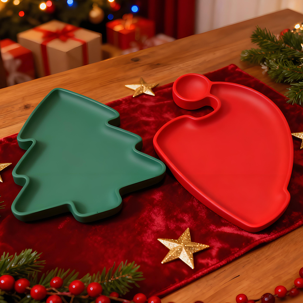 S0246 Christmas Tree Santa Hat - Silicone Mold Tray 评论和价格