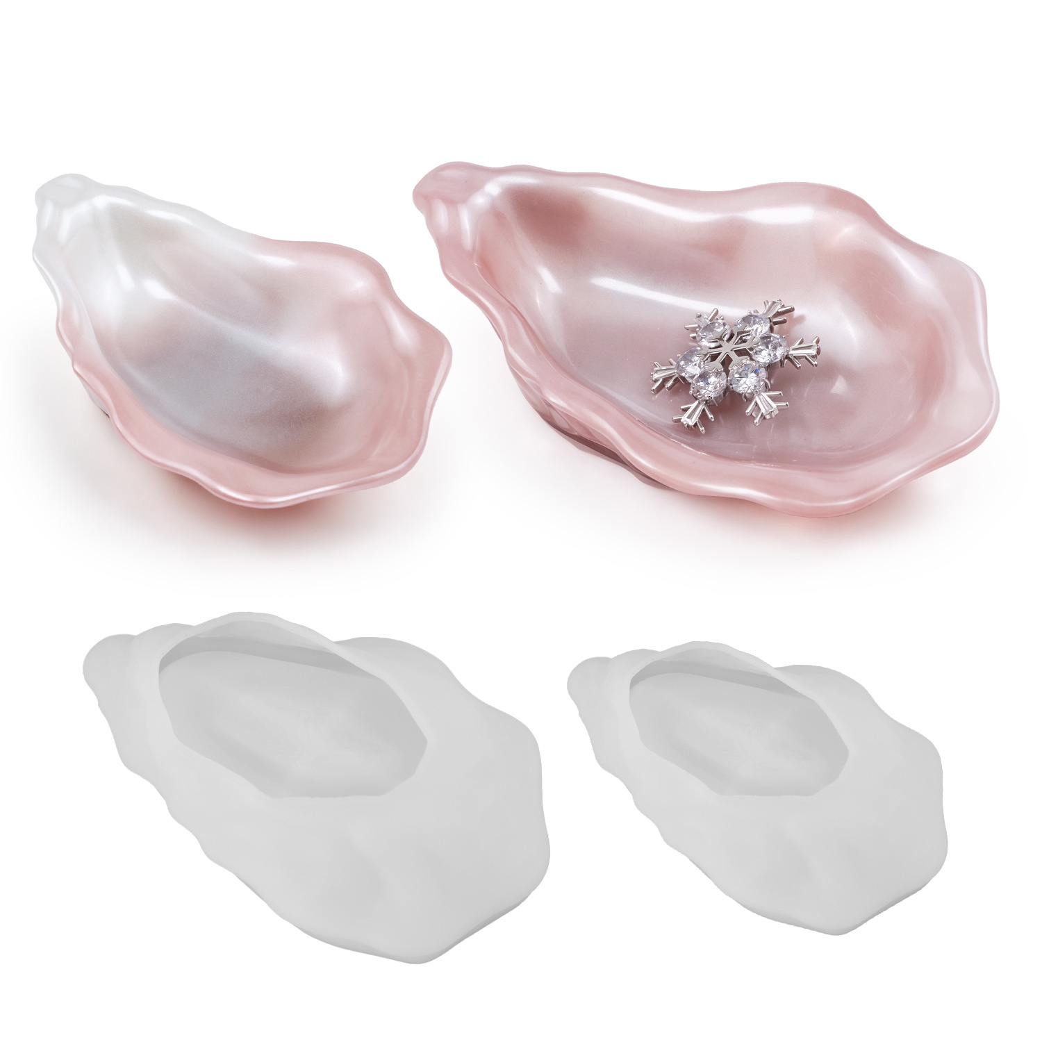 Oyster Shell Tray Silicone Mol - Serving Tray Mold 评论和价格