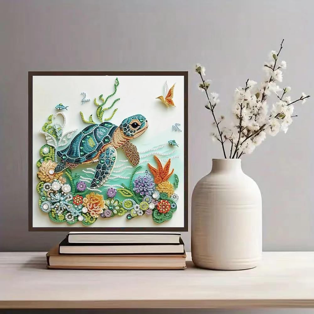 Sea Turtle Animal Diamond Pain - Resin Craft For Beginners 评论和价格