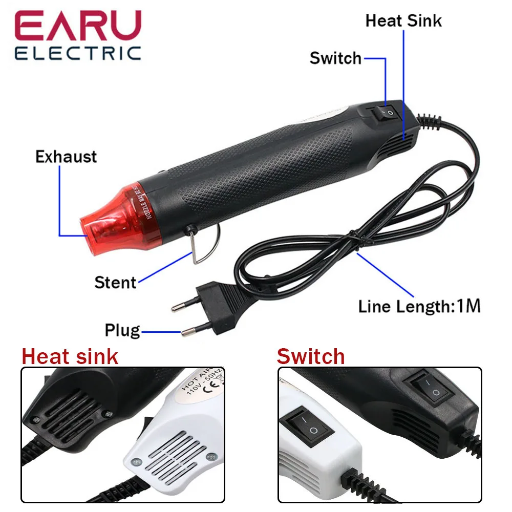 300W Mini Hot Air Gun Handheld - Heat Gun Small 评论和价格