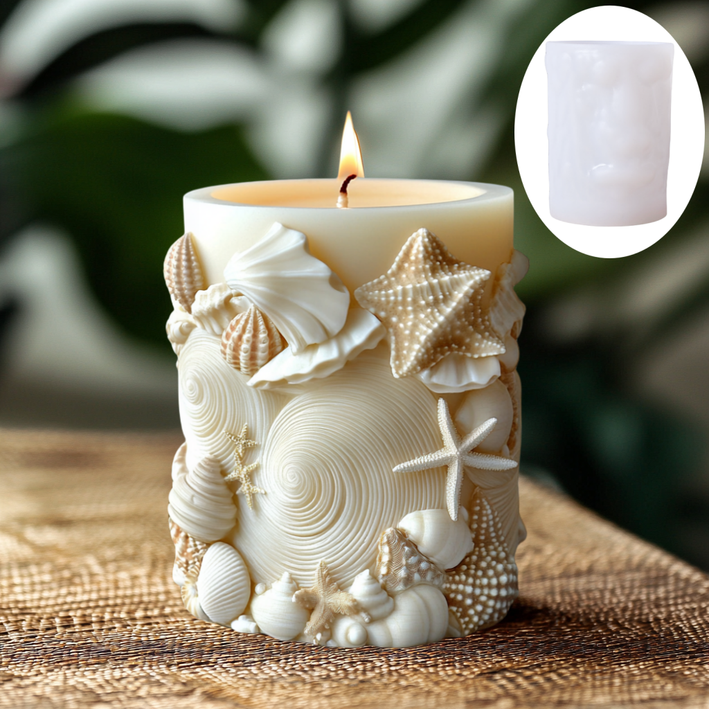 DIY Ocean style relief cylindr - Resin Ocean Wave Mold 评论和价格