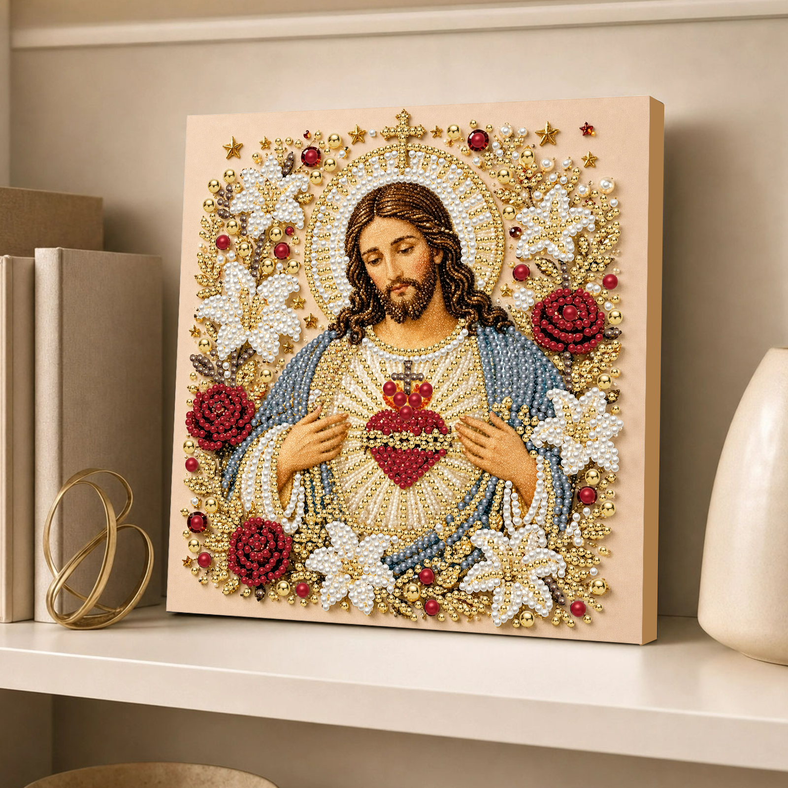 Jesus Virgin Mary DIY Diamond  - Resin Craft For Beginners 评论和价格