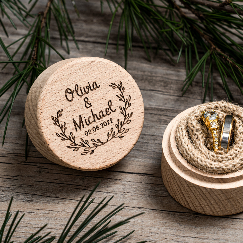 Free Personalized Wedding Ring - Wood Ring Blank 评论和价格