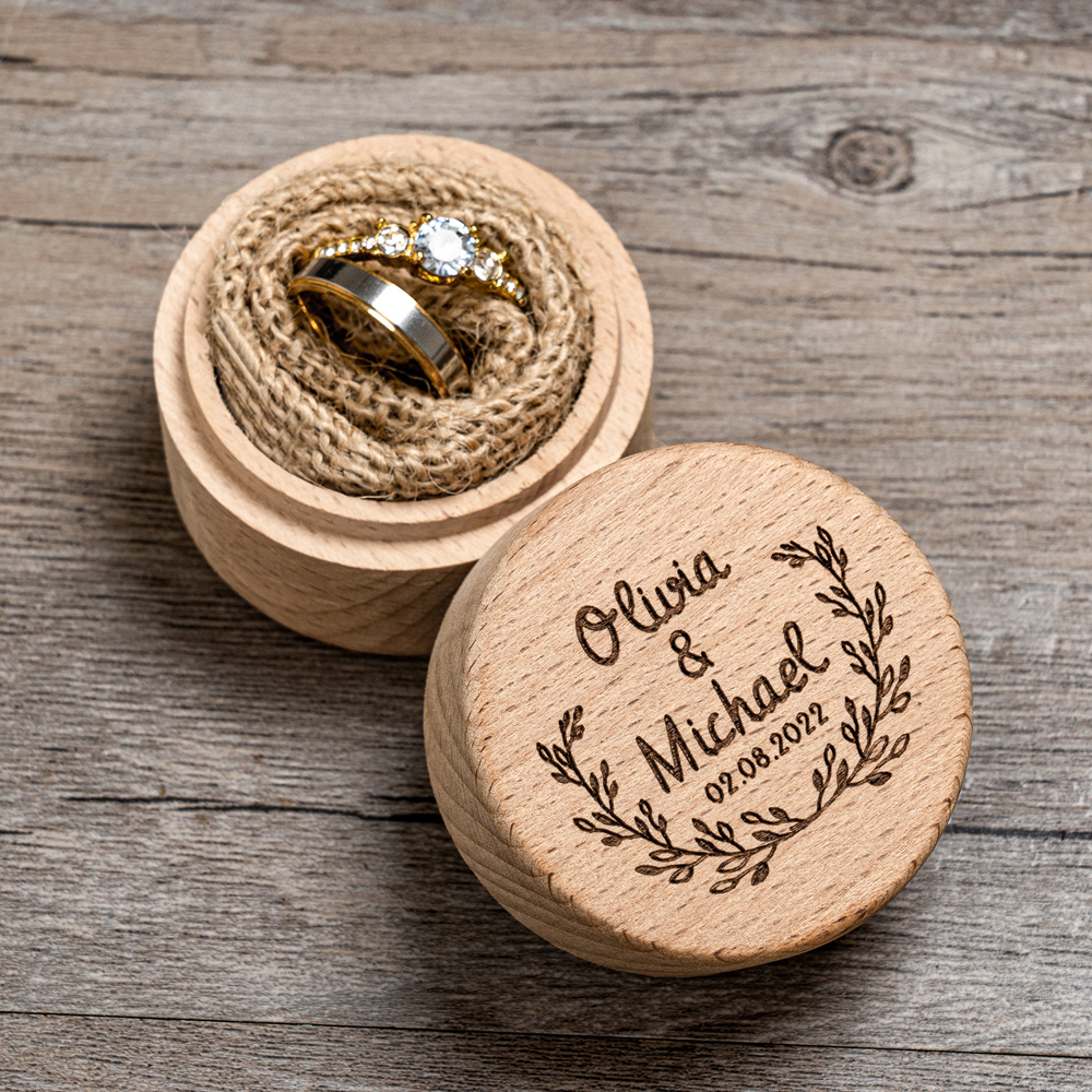 Free Personalized Wedding Ring - Wood Ring Blank 评论和价格
