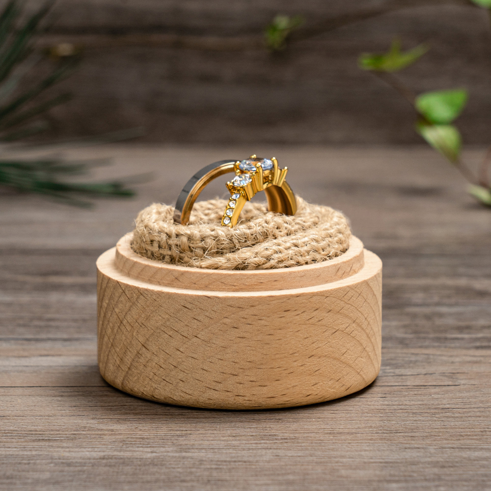 Free Personalized Wedding Ring - Wood Ring Blank 评论和价格