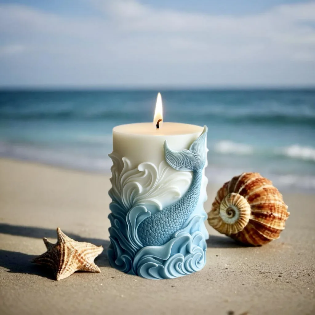 2024 ocean wave foam cylindric - Resin Ocean Wave Mold 评论和价格