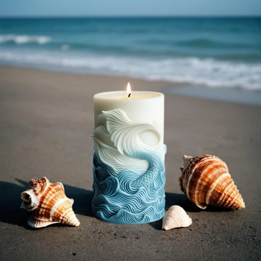 2024 ocean wave foam cylindric - Resin Ocean Wave Mold 评论和价格