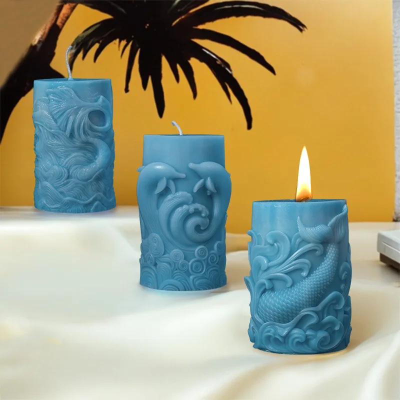 2024 ocean wave foam cylindric - Resin Ocean Wave Mold 评论和价格