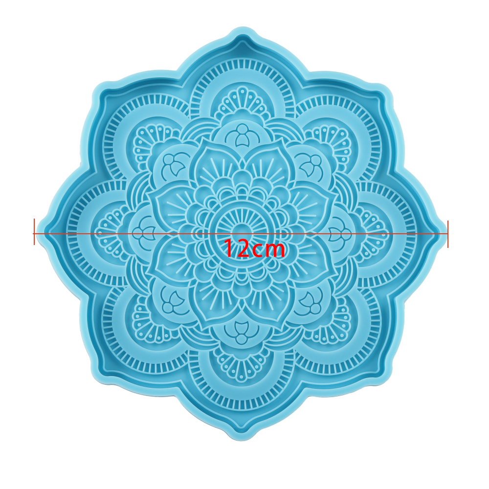 Mandala Coaster Silicone Mold  - Coaster Mold Round 评论和价格