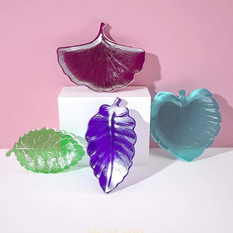 Leaf Shaped Resin Mold DIY Pla - Serving Tray Mold 评论和价格