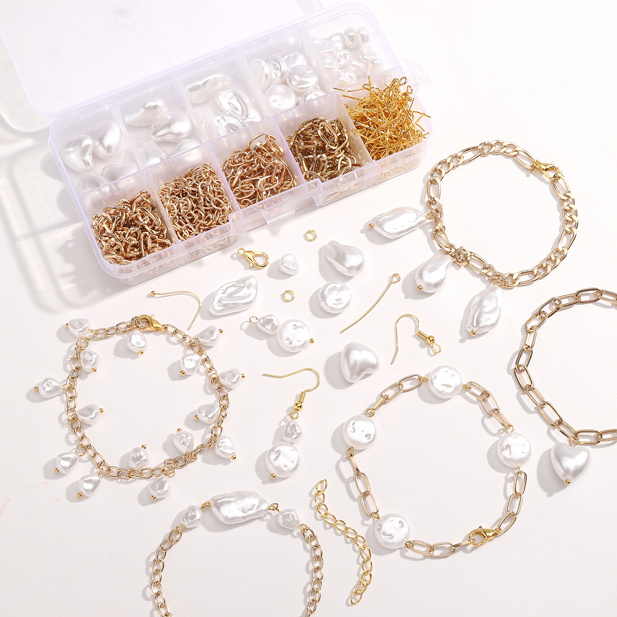 179/366pcs 1Box ABS Irregular  - Resin Craft Kit 评论和价格