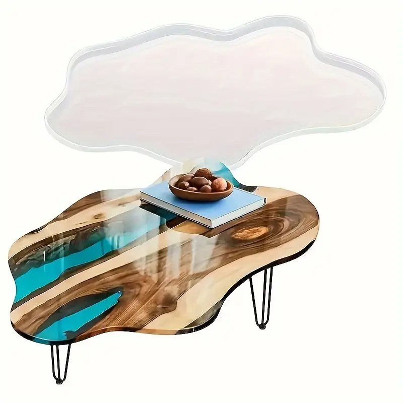 Large 61cm Irregular tray epox - Resin Ocean Wave Mold 评论和价格