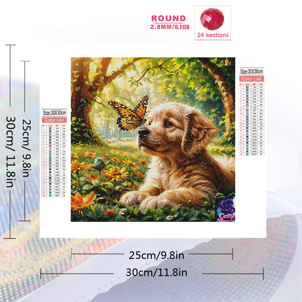 EverShine Diamond Mosaic Dog A - Resin Craft For Beginners 评论和价格